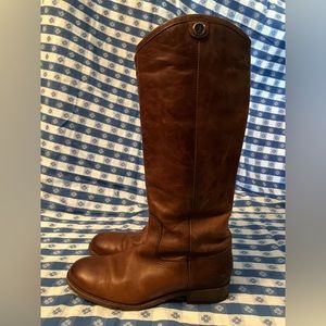 Frye Melissa Button 2 boots - size 7.5 - cognac